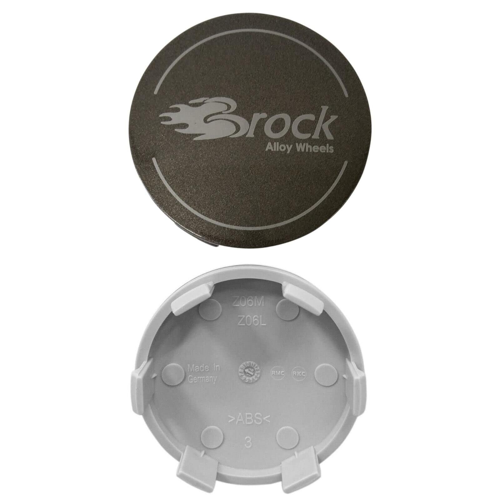 4 Stück Original Brock Nabendeckel 60mm Dark Sparkle EM163 4er-Set Nabenkappen Felgenkappen Radnabenkappen Nabenabdeckungen Felgennabenabdeckungen Radnabenabdeckungen Felgennabendeckel Radnabendeckel von AutoPremiumTeile