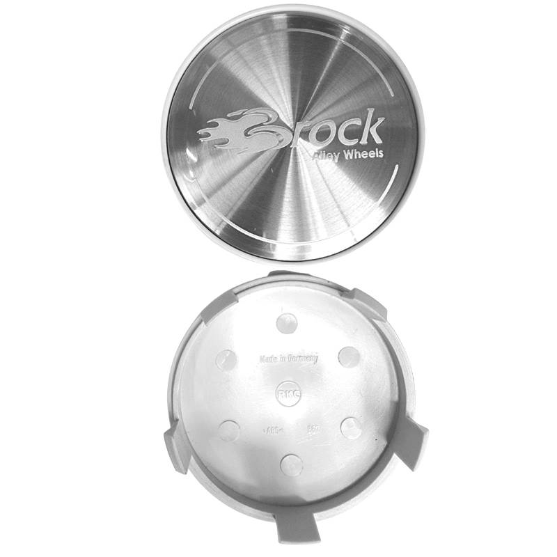 4 Stück Original Brock Nabendeckel 67mm Edelstahl Glänzend EM140 4er-Set Nabenkappen Felgenkappen Radnabenkappen Nabenabdeckungen Felgennabenabdeckungen Radnabenabdeckungen Felgennabendeckel Raddeckel von AutoPremiumTeile