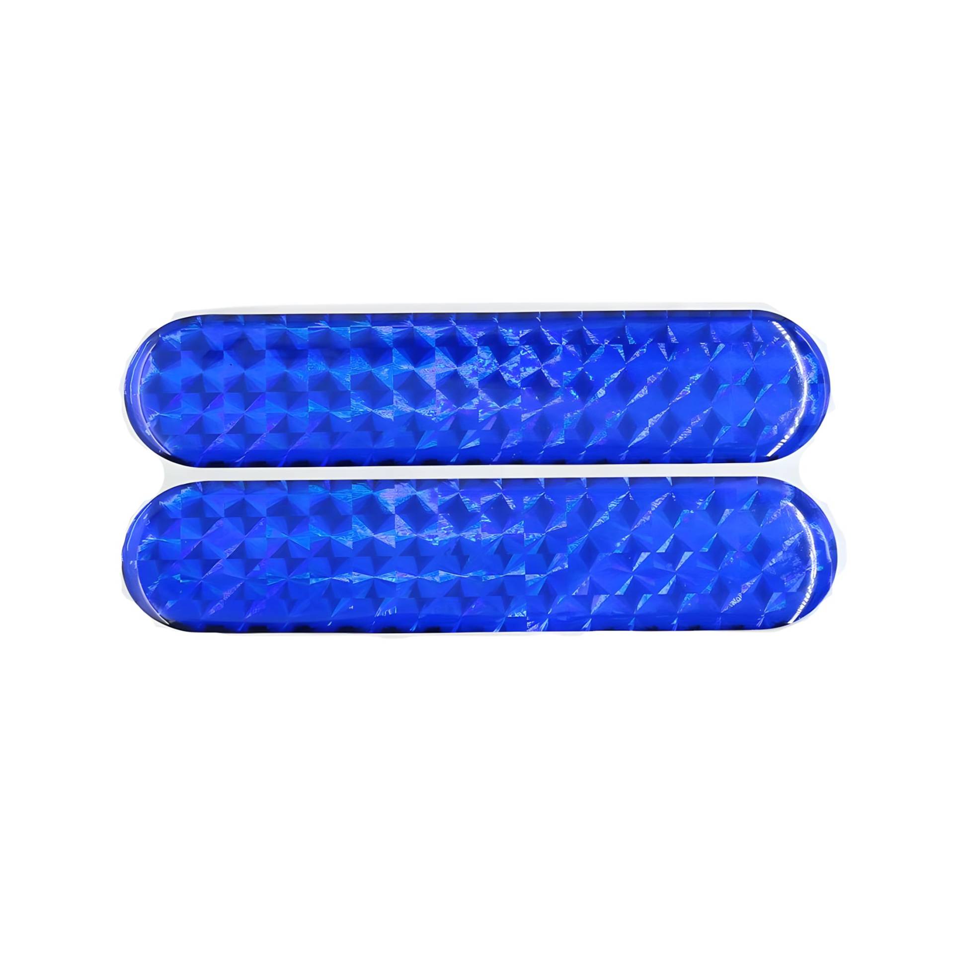 2Pcs Reflektierende Sicherheitswarnung AutoSelbstklebende Reflektoraufkleber Rückstrahler Motorrad Reflektor Motorrad Hinten Fahrrad Reflektoren Kennzeichenhalter Katzenaugen Kennzeichen (Blau) von AutoPrevails