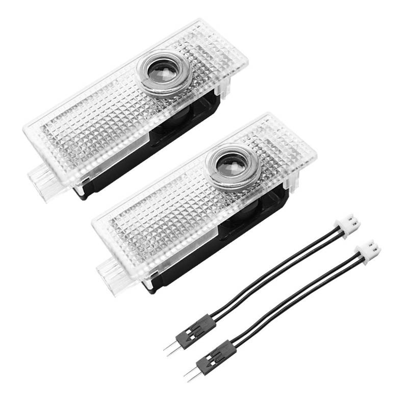 AutoQi Für MINI R50 R52 R53 R55 R56 R57 R58 R59 R60 R61 LED Logo Projektor Einstiegsbeleuchtung Laser Türlicht, 2 STK von AutoQi