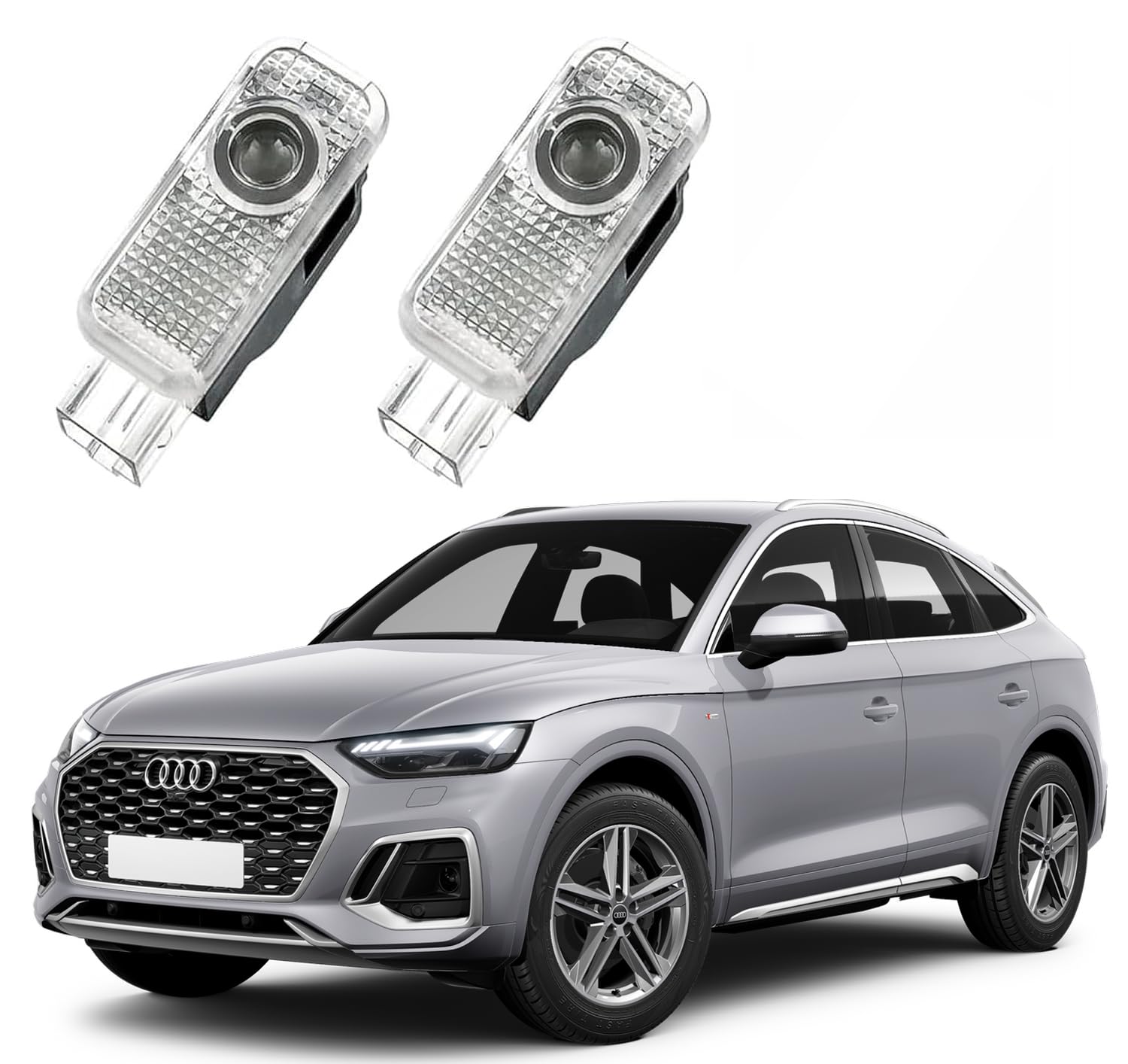 AutoQi LED Projektor Logo Laser Türlicht Für Audi Sport A1 A3 8P 8L 8V A4 B6 B7 B8 B9 A5 A6 4K 4G Q2 Q3 Q5 Q7 Ghost Shadow Einstiegsbeleuchtung, 2 Stk AutoQi LED Projektor Logo Laser Türlicht Für Audi Sport A1 A3 8P 8L 8V A4 B6 B7 B8 B9 A5 A6 4K 4G Q2 Q3 Q5 Q7 Ghost Shadow Einstiegsbeleuchtung, 2 Stk von AutoQi
