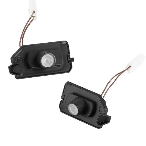 AutoQi LED Umfeldbeleuchtung für Mercedes, 2 Stück Spiegel AMG Laser Logo Projektor Kompatibel mit A/B/C/E/S-Klasse W177 W247 W205 W213 W222 GLC X253 Zubehör von AutoQi