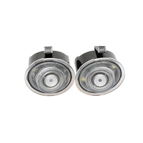 AutoQi LED Willkommenslicht für Ford Foucs MK4 Mondeo MK5 Kuga MK3 Ecosport Galaxy Umfeldbeleuchtung Logo Laser Projektor, 2 STK (Weiß + FD) von AutoQi