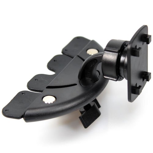 AutoScheich® CD DVD Schlitz Navi Halter Halterung für Becker active.6 active.5 CE LMU transit.5 Assist 7934 Falk Medion 4 Krallen Loch GPS Monitor DVD Player Kamera von AutoScheich