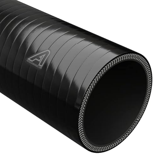 25 mm ID schwarz gerade Länge 1 m Silikon Schlauch – autosiliconehoses von AutoSiliconeHoses.com