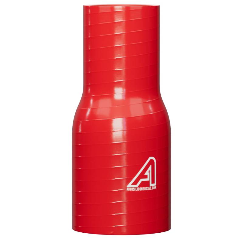 65 mm – 60 mm ID rot Silikon gerader Reduzier Schlauch – autosiliconehoses von AutoSiliconeHoses.com