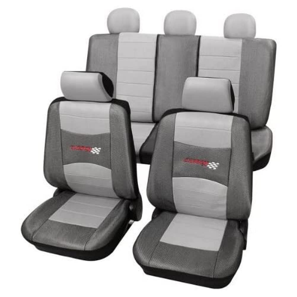 PETEX Sitzbezugset Universal Eco Class Carbon Silber 11-teilig Größe SAB 1 Vario PETEX Sitzbezugset Universal Eco Class Carbon Silber 11-teilig Größe SAB 1 Vario von Autoartikelshop