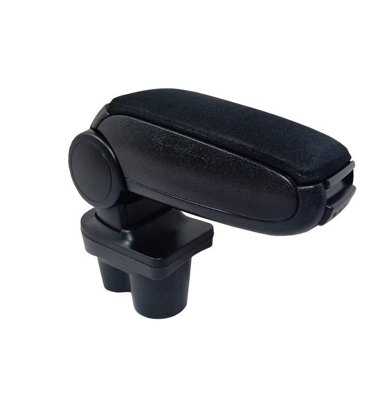 autobitsde Mittelarmlehne Schwarz Textilbezug Auto Armlehne Fahrzeugspezifisch mit Staufach Neu OVP Passgenau kompatibel mit Opel Corsa E ab 2014- von Autobits