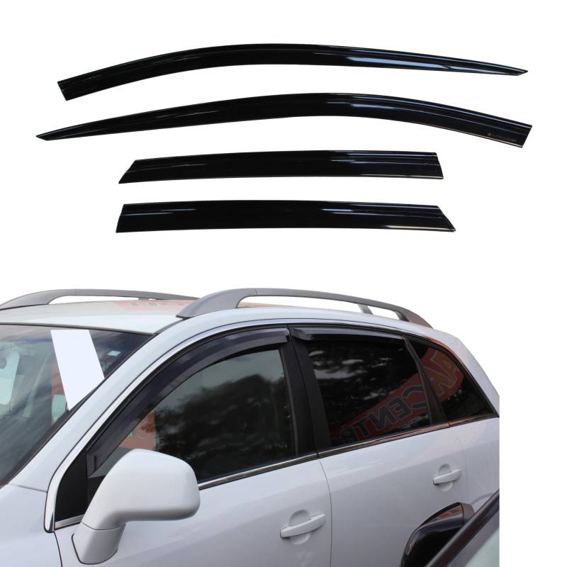 Autoclover – Opel Antara 2007 + Windabweiser Set (4 Stück) (Rauch) von AUTO CLOVER