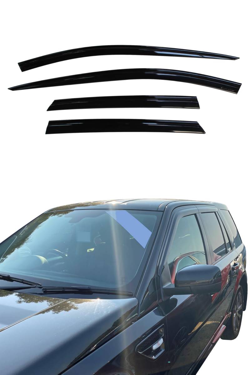 AUTO CLOVER Windabweiser Set für Land Rover Freelander 2 2006-2014 (4 Stück) von AUTO CLOVER