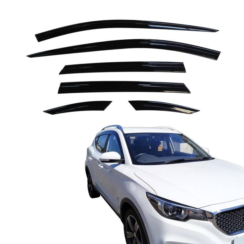 AUTO CLOVER Windabweiser Set für MG ZS 2017+ (6 Stück) von AUTO CLOVER