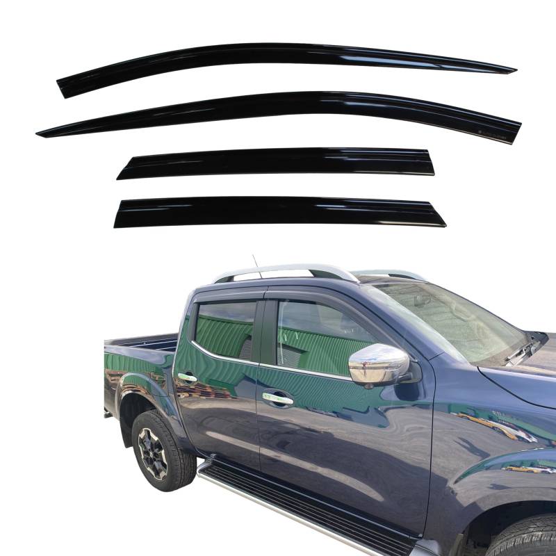 Autoclover Windabweiser-Set für Nissan (4 Stück) von AUTO CLOVER