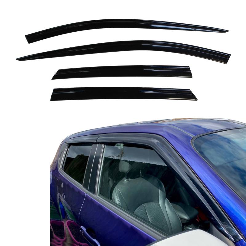 Windabweiser-Set, 4 Stück, für Nissan Juke von AUTO CLOVER