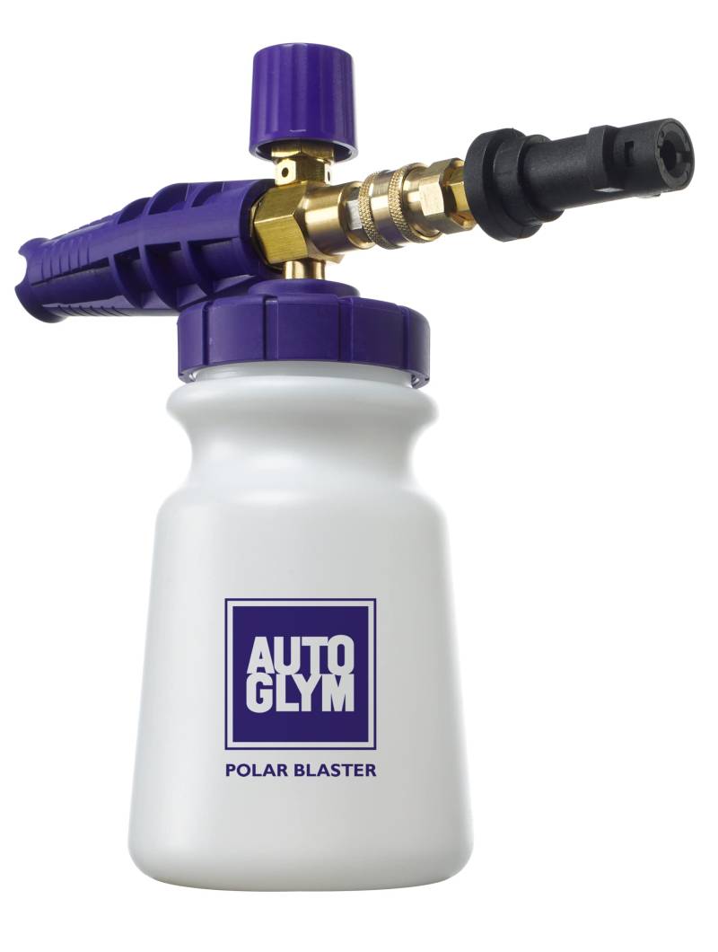 Autoglym Polar Blaster Schaumpistolenaufsatz, Autowäsche-Kit, leistungsstarke Profi-Reinigungspistole, kompatibel mit Hochdruckreinigern, zur Verwendung mit Autoglym Polar Series Wash Fluid, 945002010 von Autoglym