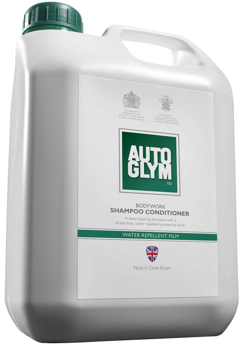 Autoglym Karosserie Autoshampoo-Spülung einfach Abzuspülen für Hochglanz Finish, Schützt Politur und Wachs 2,5L, Bodywork Shampoo Conditioner, 2,5 Liter von Autoglym