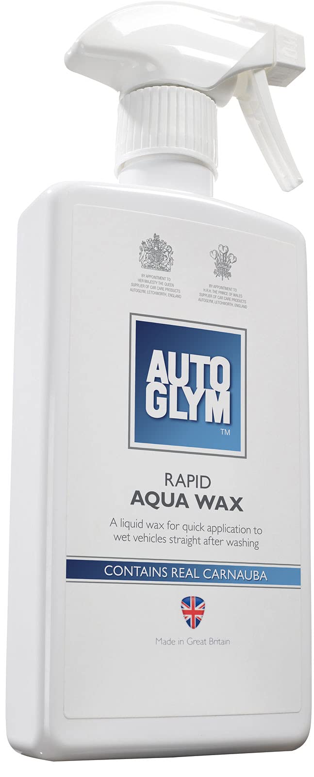 Autoglym Rapid Aqua Wax - Sprühbares Schnell Wasser Wachs - Hartwachs-Finish für alle Außenoberflächen - 500 ml von Autoglym