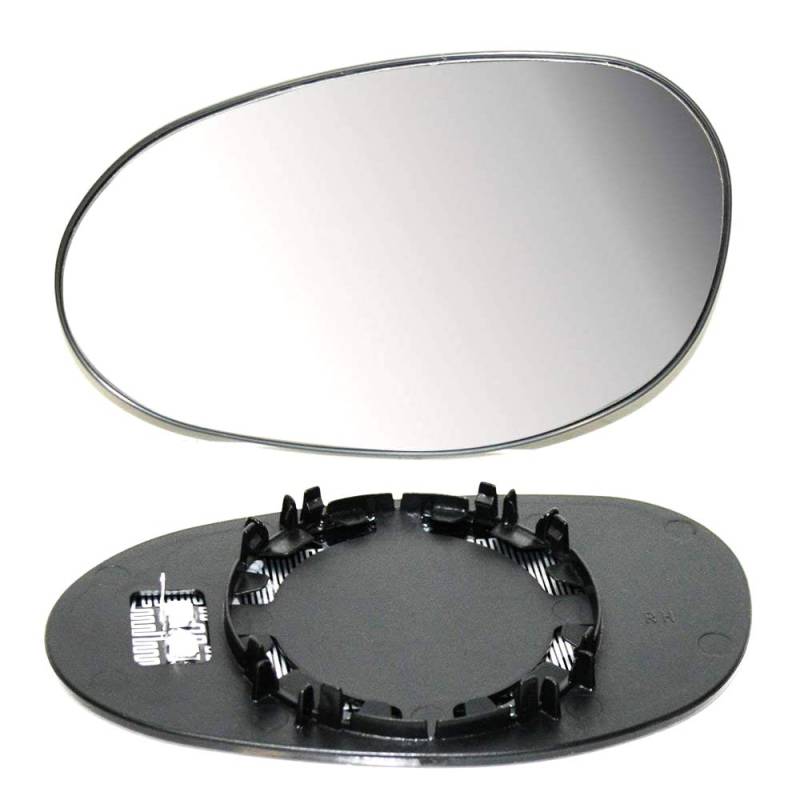 Aussenspiegel Ersatzspiegel Spiegelglas Spiegel Seitenspiegel Beheizbar Glas Rechts Beifahrerseite Kompatibel mit Smart von Autohobby
