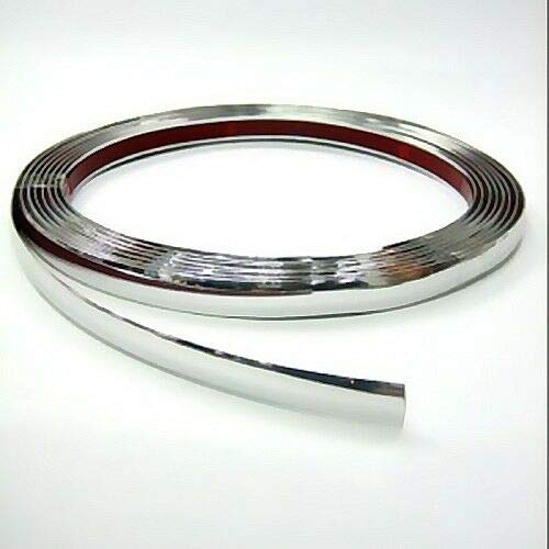 Zierleiste Chromleiste Auto Styling Strip 5m x 12mm Universal AutoHobby Chrom Selbstklebend Chromstreifen Flexibel Klebeband Leisten Aufkleber Silber Zierleiste Chromleiste Auto Styling Strip 5m x 12mm Universal AutoHobby Chrom Selbstklebend Chromstreifen Flexibel Klebeband Leisten Aufkleber Silber von Autohobby