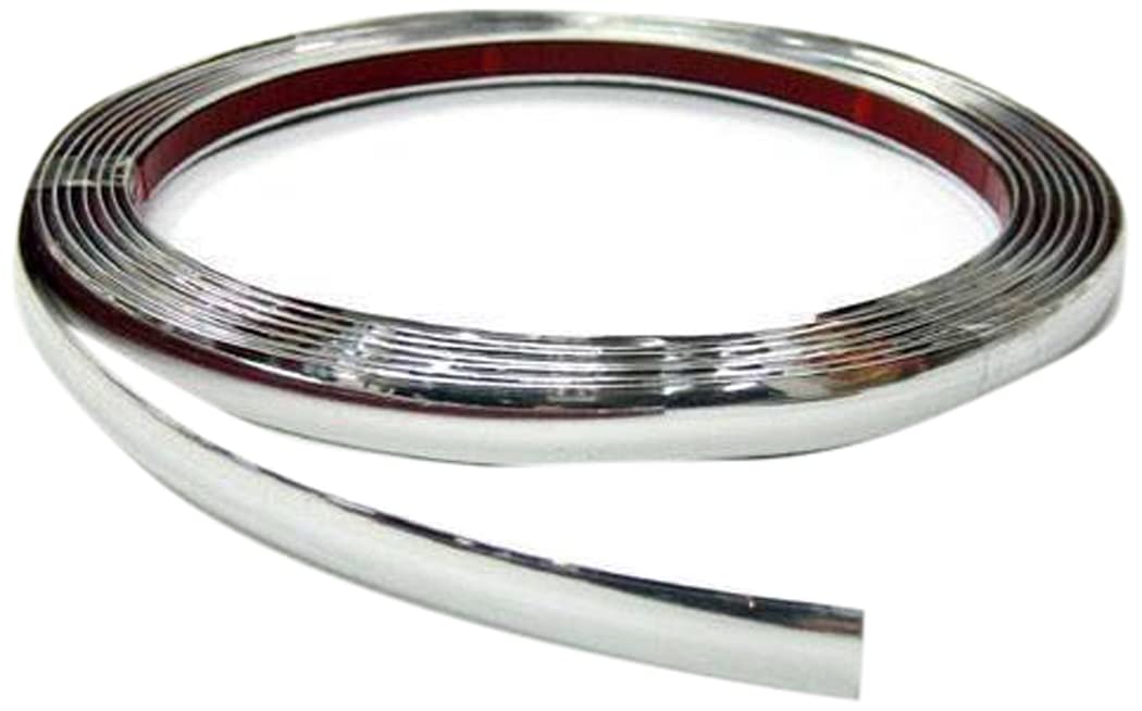 Zierleiste Chromleiste Auto Styling Strip 5m x 15mm Universal AutoHobby Chrom Selbstklebend Chromstreifen Flexibel Klebeband Leisten Aufkleber Silber Zierleiste Chromleiste Auto Styling Strip 5m x 15mm Universal AutoHobby Chrom Selbstklebend Chromstreifen Flexibel Klebeband Leisten Aufkleber Silber von Autohobby