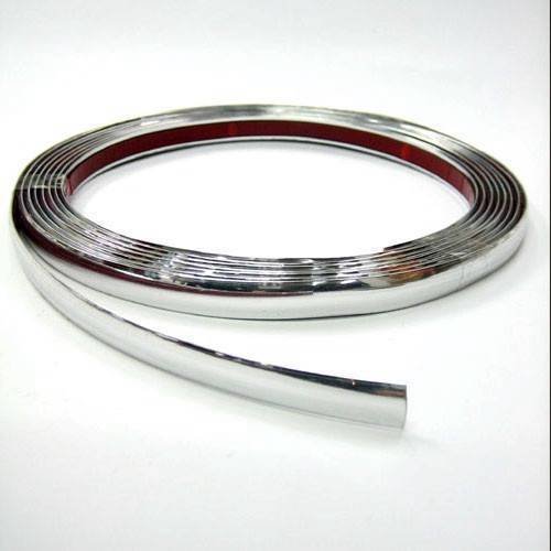 Zierleiste Chromleiste Auto Styling Strip 3m x 5mm Universal AutoHobby Chrom Selbstklebend Chromstreifen Flexibel Klebeband Leisten Aufkleber Silber von Autohobby