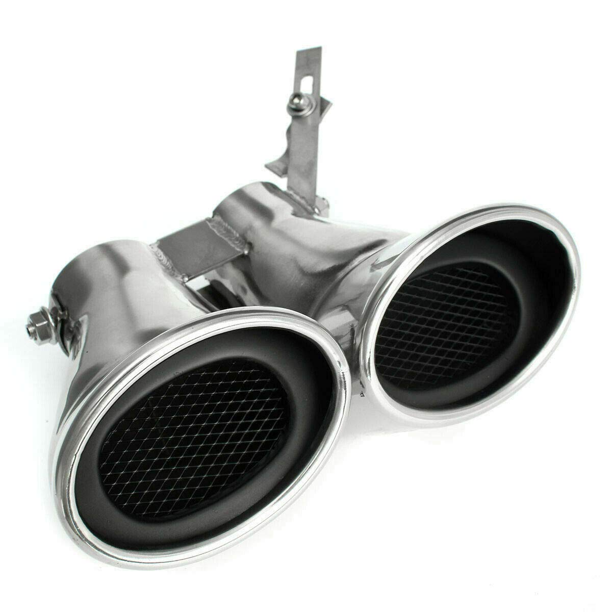 Doppel Auspuffblende Endrohr Endstuck Auspuff Blende Schalldampf Sportauspuff Oval Schalldampf Sport Tuning Edelstahl Kompatibel Mit Mercedes Benz Doppel Auspuffblende Endrohr Endstuck Auspuff Blende Schalldampf Sportauspuff Oval Schalldampf Sport Tuning Edelstahl Kompatibel Mit Mercedes Benz von Autohobby