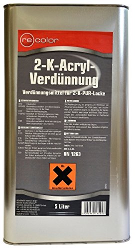 Autolack ReColor 2K Acrylverdünnung 5 Liter von Autolack