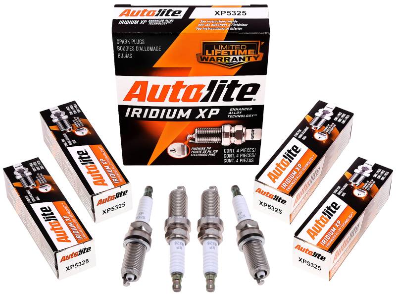 Autolite Iridium XP Automotive Ersatz-Zündkerzen, XP5325 (4 Stück) von Autolite