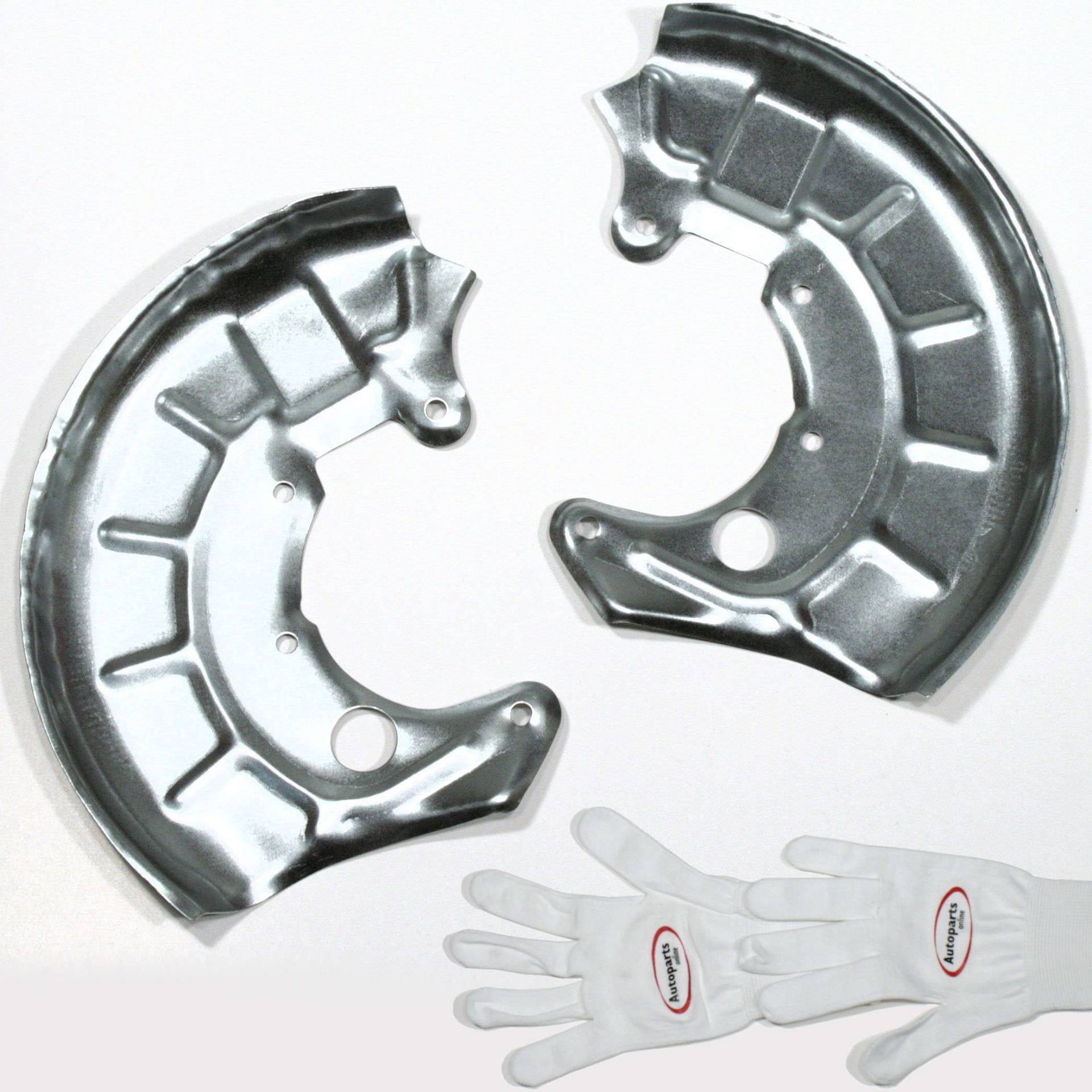 2 x Spritzbleche/Deckbleche/Ankerbleche links und rechts für vorne/für die Vorderachse 2 x Spritzbleche/Deckbleche/Ankerbleche links und rechts für vorne/für die Vorderachse von Autoparts-Online