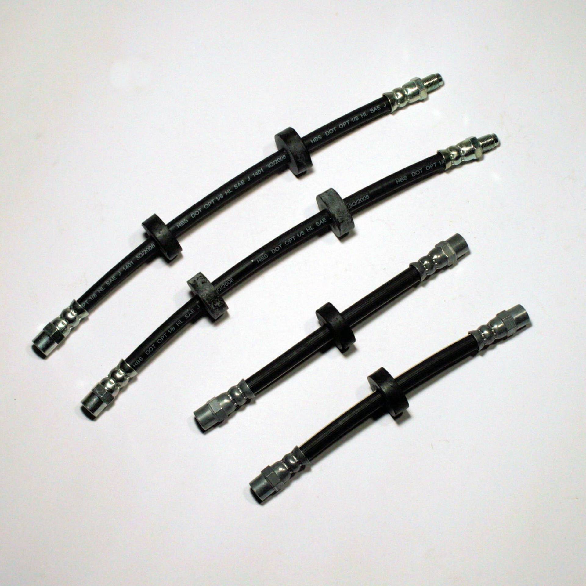 4 x Bremsschläuche/Bremsschlauch vorne + hinten 4 x Bremsschläuche/Bremsschlauch vorne + hinten von Autoparts-Online