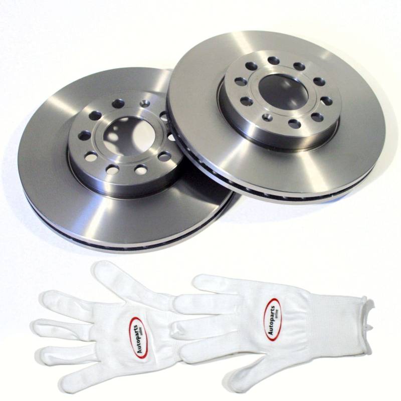 Autoparts-Online Set 60000661 2 x Bremsscheiben/Bremsen vorne von Autoparts-Online