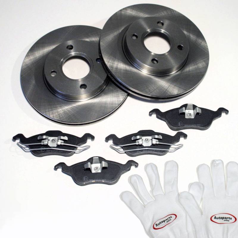 Autoparts-Online Set 60001198 Bremsscheiben/Bremsen + Beläge vorne von Autoparts-Online