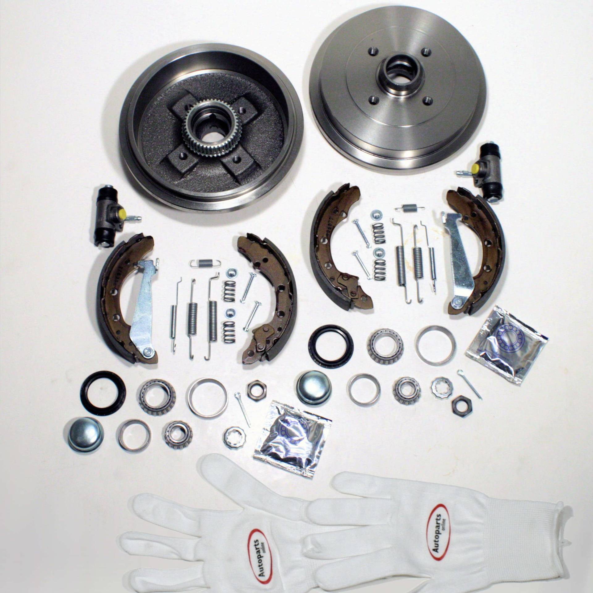 Autoparts-Online Set 60001417 Bremstrommel/Bremsen Kit hinten Autoparts-Online Set 60001417 Bremstrommel/Bremsen Kit hinten von Autoparts-Online