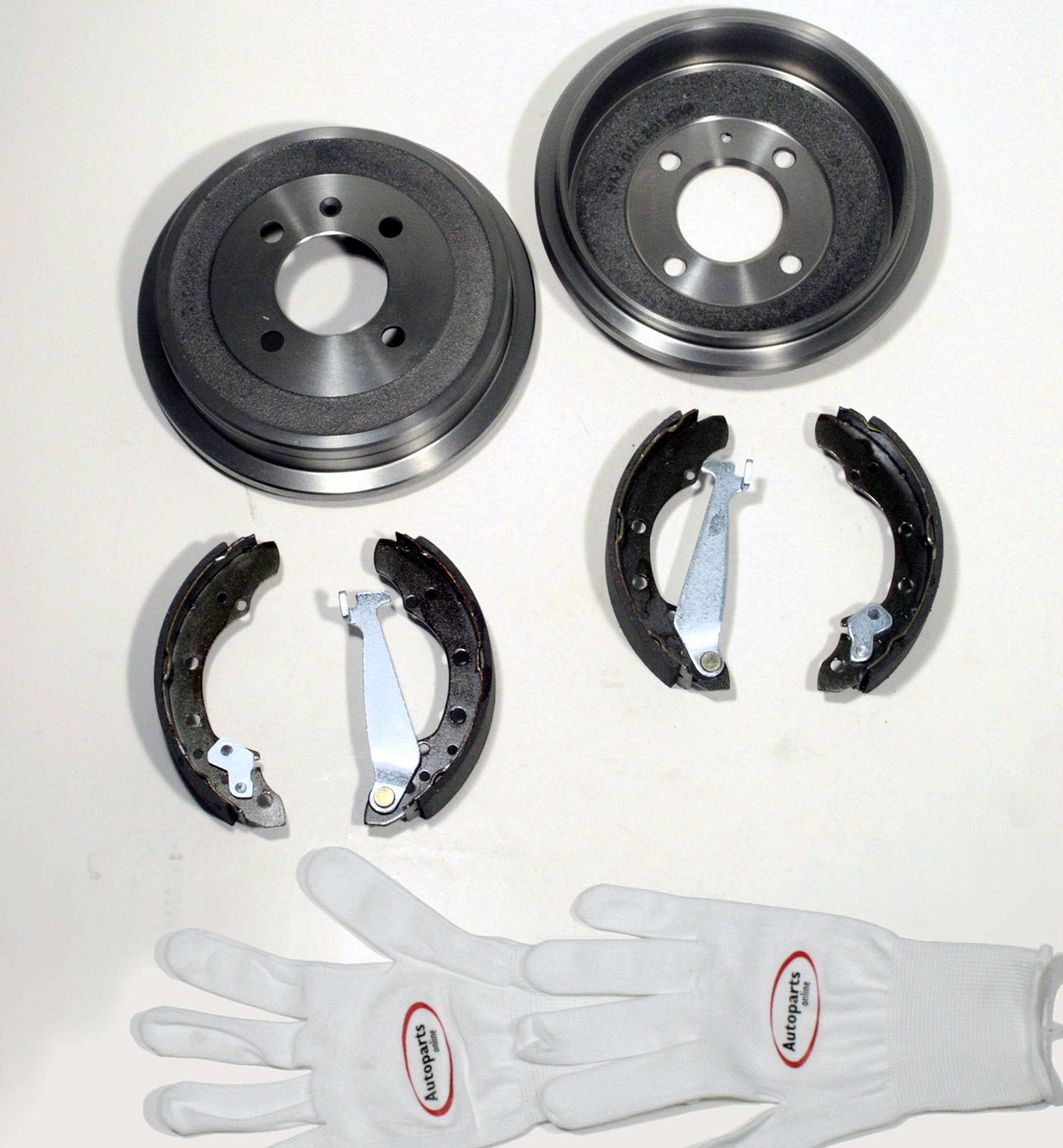 Autoparts-Online Set 60002105 Bremstrommel Bremsen Set hinten Autoparts-Online Set 60002105 Bremstrommel Bremsen Set hinten von Autoparts-Online