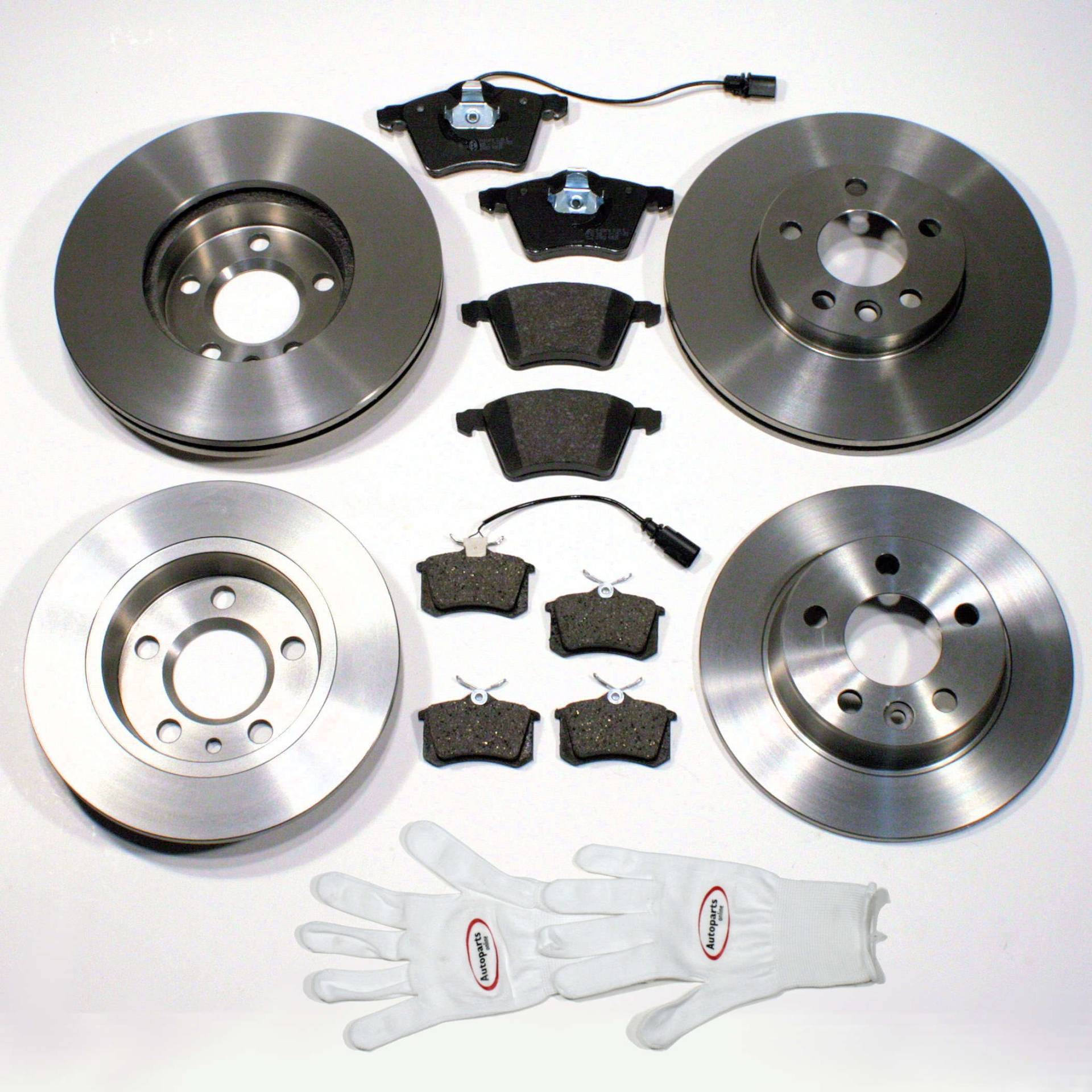 Autoparts-Online Set 60002179 Bremsscheiben Bremsen + Bremsbeläge vorne + hinten Autoparts-Online Set 60002179 Bremsscheiben Bremsen + Bremsbeläge vorne + hinten von Autoparts-Online