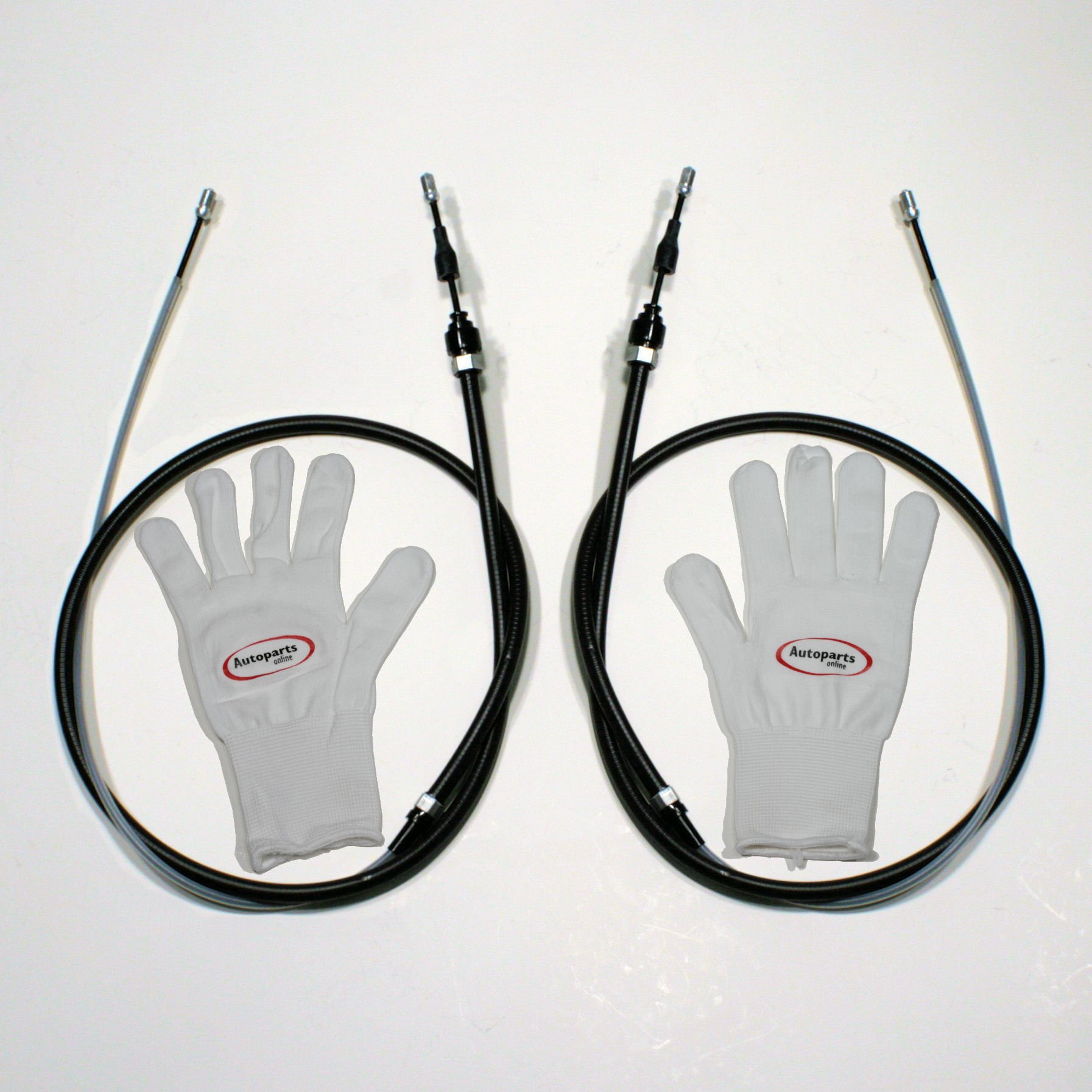 Autoparts-Online Set 60003272 2 x Bremsseile Handbremsseile für die Scheibenbremse hinten die Hinterachse Autoparts-Online Set 60003272 2 x Bremsseile Handbremsseile für die Scheibenbremse hinten die Hinterachse von Autoparts-Online