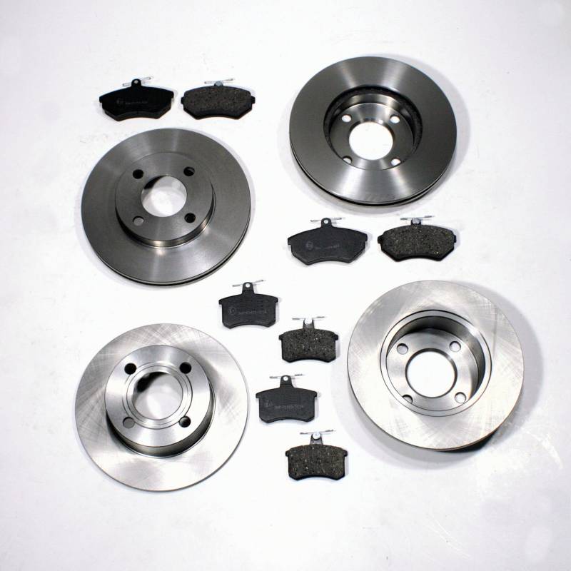 Autoparts-Online Set 60003669 Bremsscheiben/Bremsen + Bremsbeläge vorne + hinten von Autoparts-Online