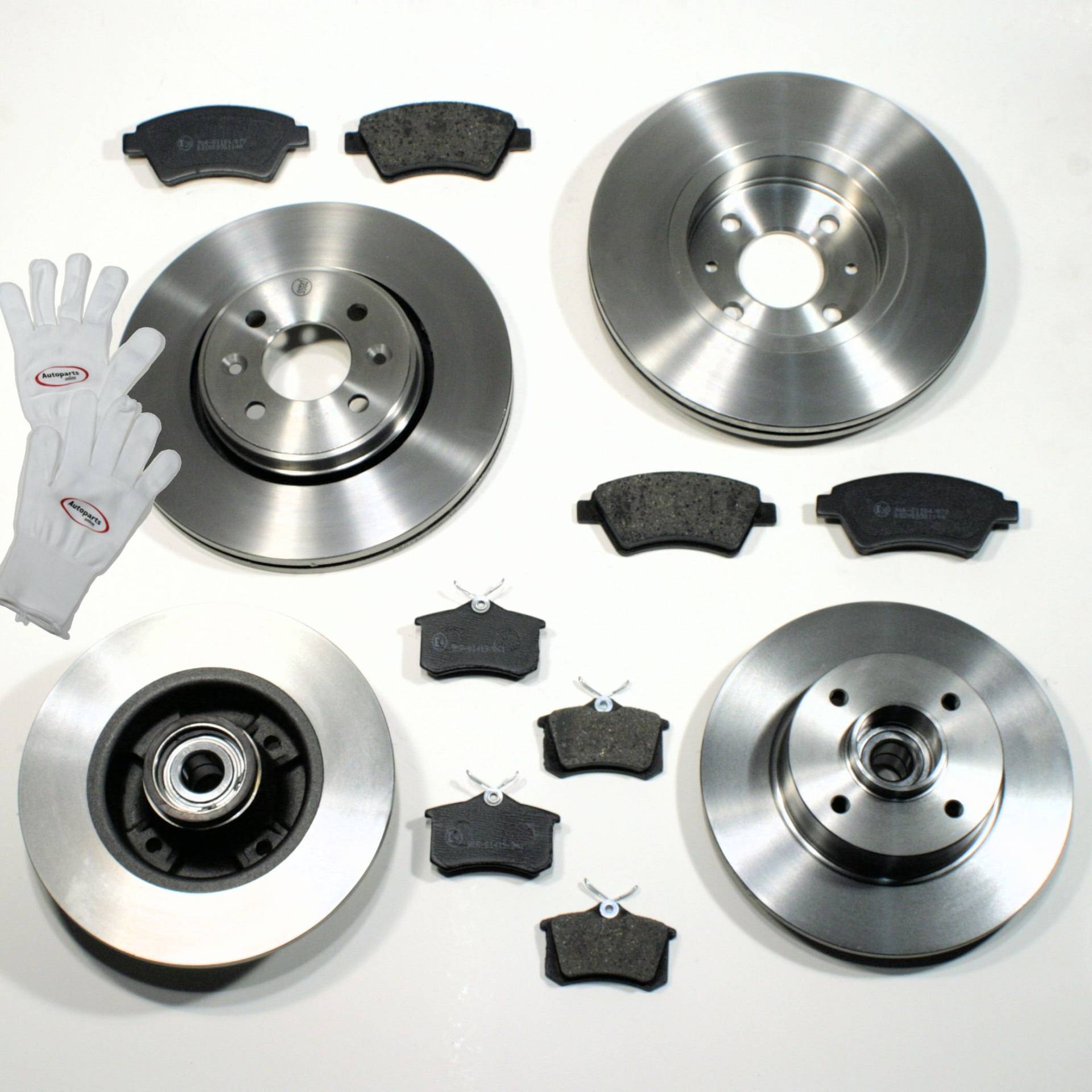 Autoparts-Online Set 60004083 Bremsscheiben Bremsen + Bremsbeläge vorne + hinten Autoparts-Online Set 60004083 Bremsscheiben Bremsen + Bremsbeläge vorne + hinten von Autoparts-Online