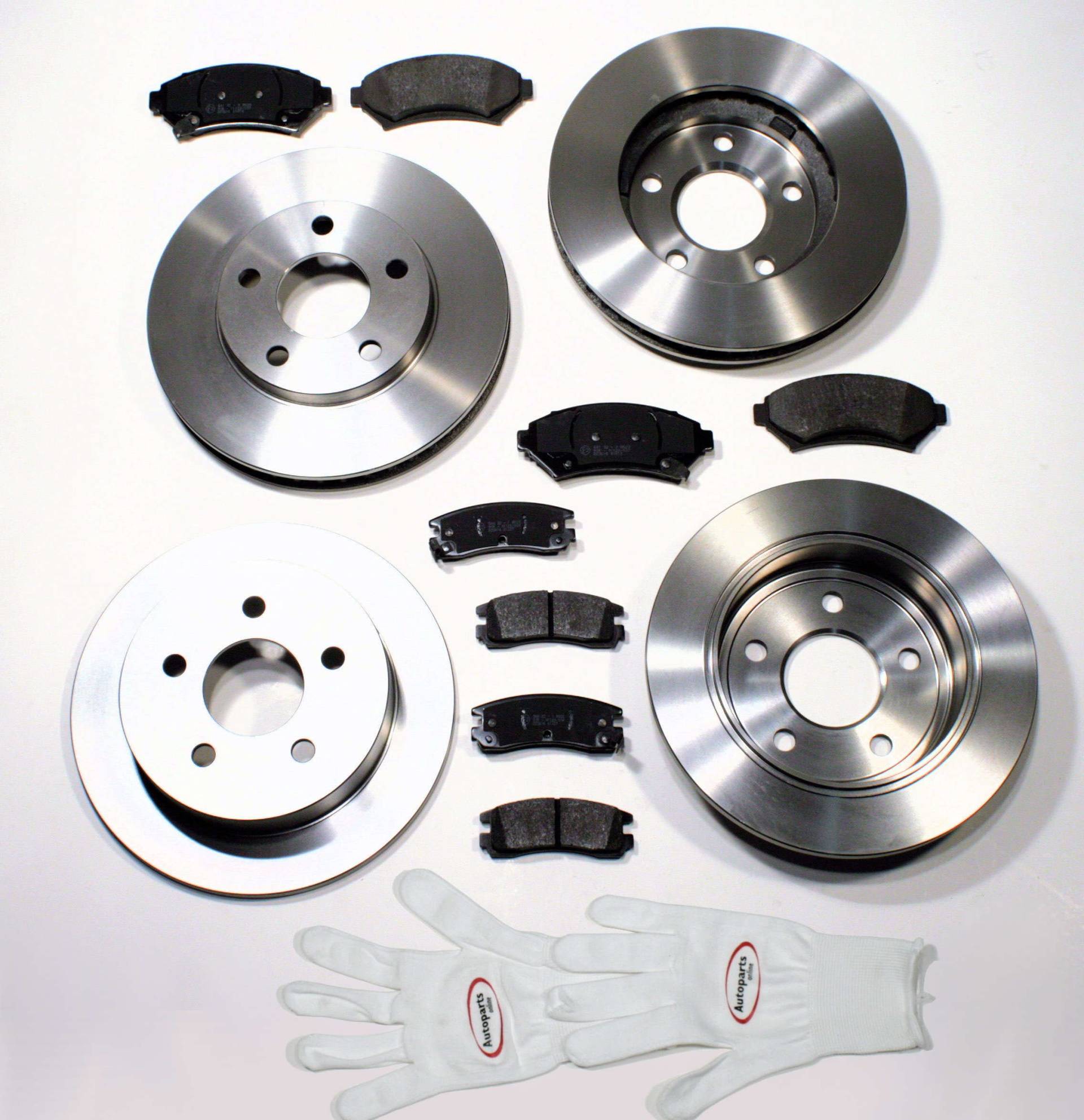 Autoparts-Online Set 60004459 Bremsscheiben/Bremsen + Bremsbeläge vorne + hinten Autoparts-Online Set 60004459 Bremsscheiben/Bremsen + Bremsbeläge vorne + hinten von Autoparts-Online