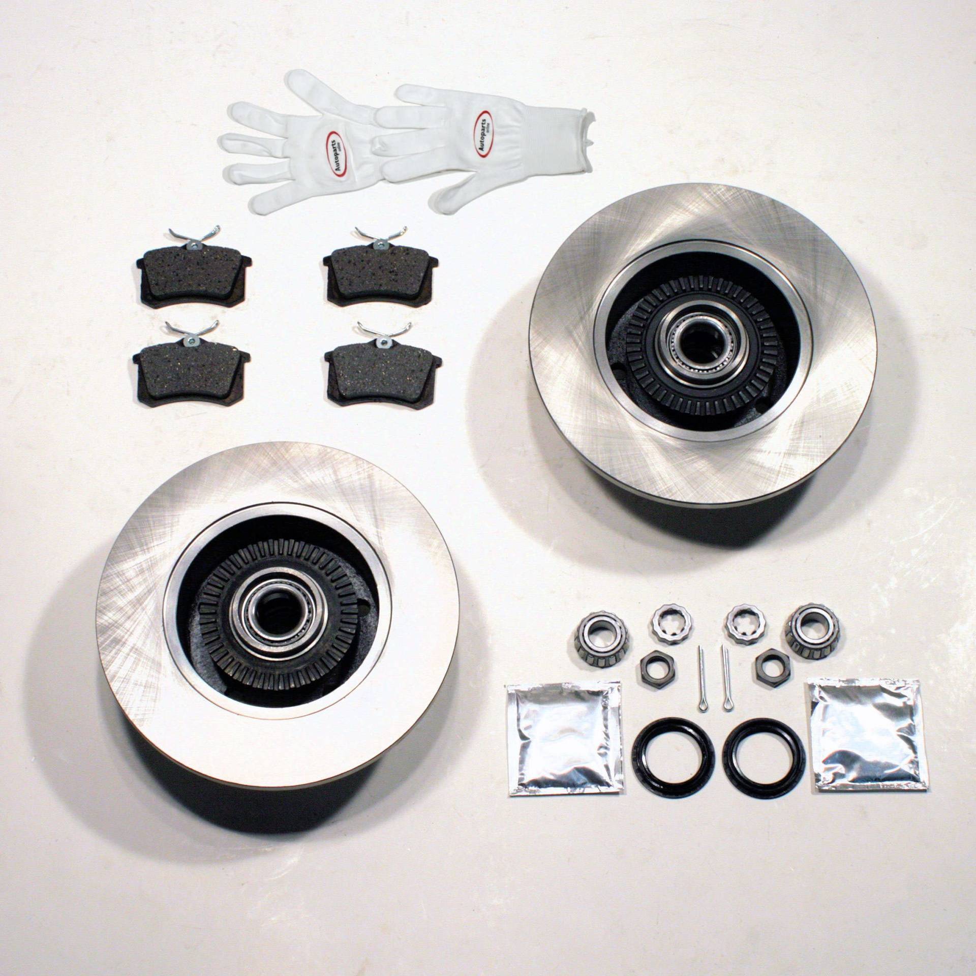 Autoparts-Online Set 60004554 Bremsscheiben/Bremsen + montierte ABS Ringe + 2 Radlager hinten Autoparts-Online Set 60004554 Bremsscheiben/Bremsen + montierte ABS Ringe + 2 Radlager hinten von Autoparts-Online