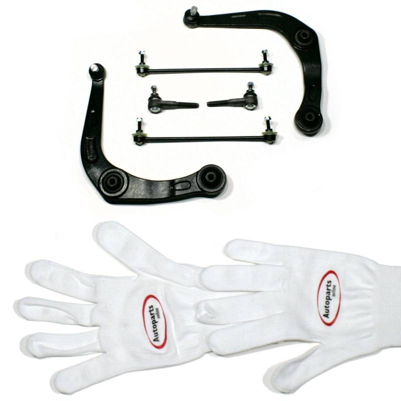 Autoparts-Online Set 60004721 Querlenker komplett Set / 6 Teilig für vorne/für die Vorderachse von Autoparts-Online