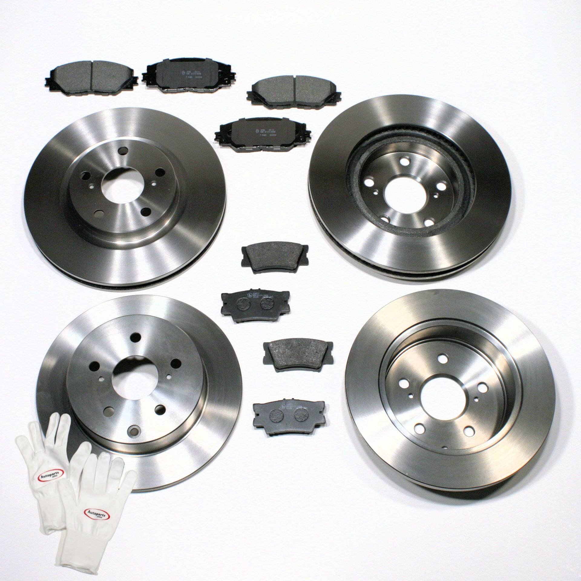 Autoparts-Online Set 60004737 Bremsscheiben/Bremsen + Bremsbeläge für vorne + hinten Autoparts-Online Set 60004737 Bremsscheiben/Bremsen + Bremsbeläge für vorne + hinten von Autoparts-Online
