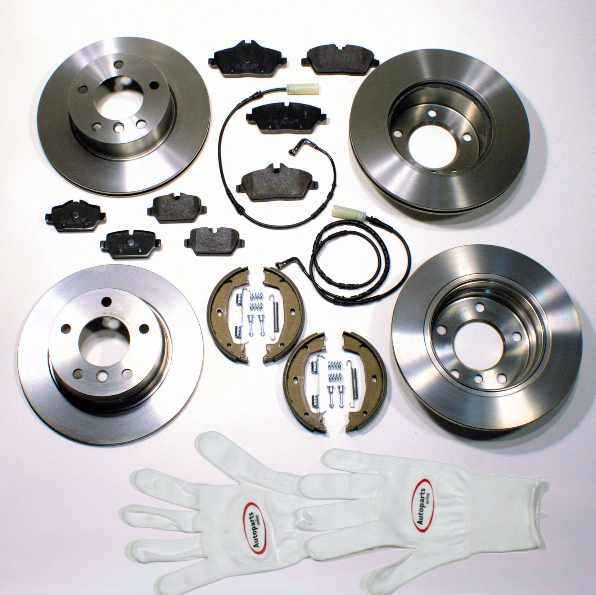 Autoparts-Online Set 60005406 Bremsscheiben/Bremsen Set + Bremsbeläge + Zubehör für vorne + hinten Autoparts-Online Set 60005406 Bremsscheiben/Bremsen Set + Bremsbeläge + Zubehör für vorne + hinten von Autoparts-Online