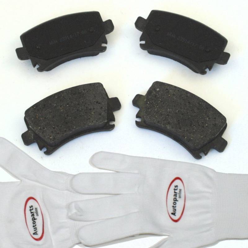 Autoparts-Online Set 60005715 Bremsbeläge 1KW / Bremsklötze Bremsen für hinten/für die Hinterachse von Autoparts-Online