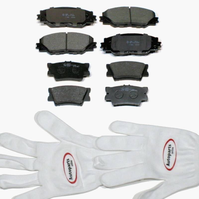 Autoparts-Online Set 60005759 Bremsbeläge/Bremsklötze/Bremsen für vorne + hinten* von Autoparts-Online