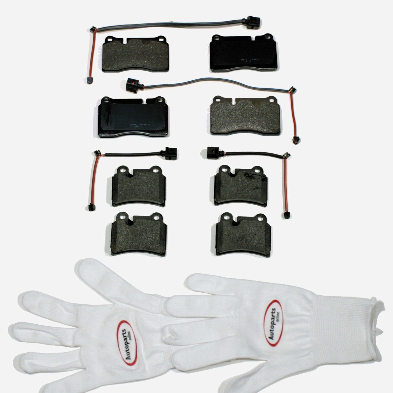 Autoparts-Online Set 60005775 Bremsbeläge 1LE + 1KQ / Bremsklötze/Bremsen für vorne + hinten Autoparts-Online Set 60005775 Bremsbeläge 1LE + 1KQ / Bremsklötze/Bremsen für vorne + hinten von Autoparts-Online