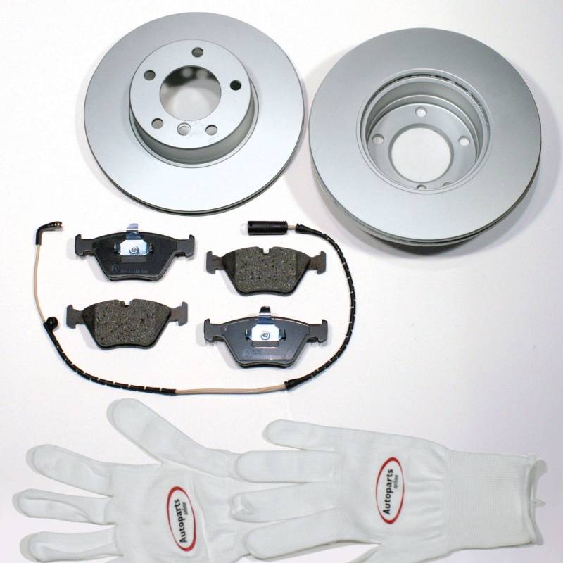 Autoparts-Online Set 60006074 Ø 300mm Bremsscheiben beschichtet/coated + Bremsbeläge + für vorne/für die Vorderachse von Autoparts-Online