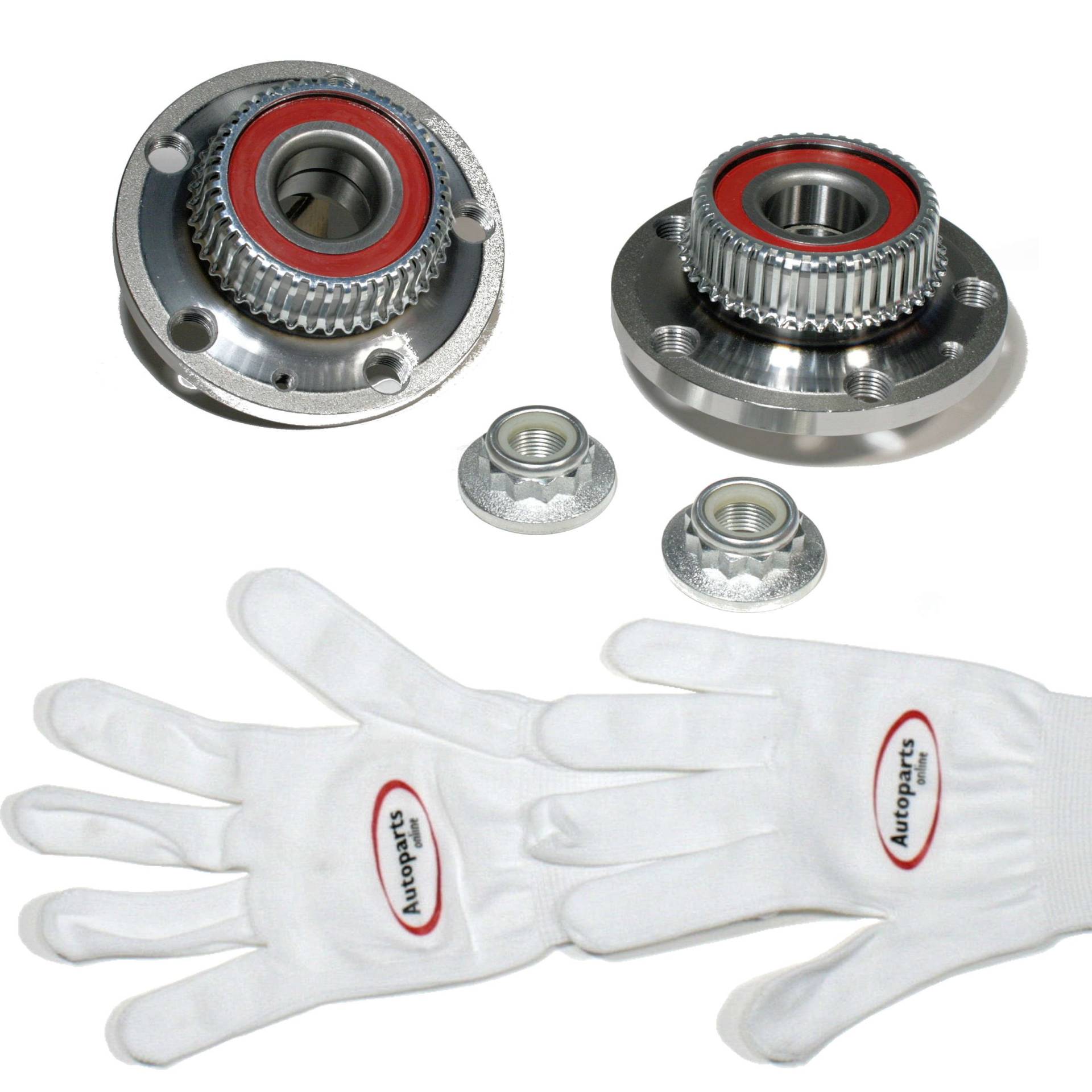 Autoparts-Online Set 60006305 2 x Radnabe / 2 x Radlagersatz mit ABS-Sensorring hinten Autoparts-Online Set 60006305 2 x Radnabe / 2 x Radlagersatz mit ABS-Sensorring hinten von Autoparts-Online