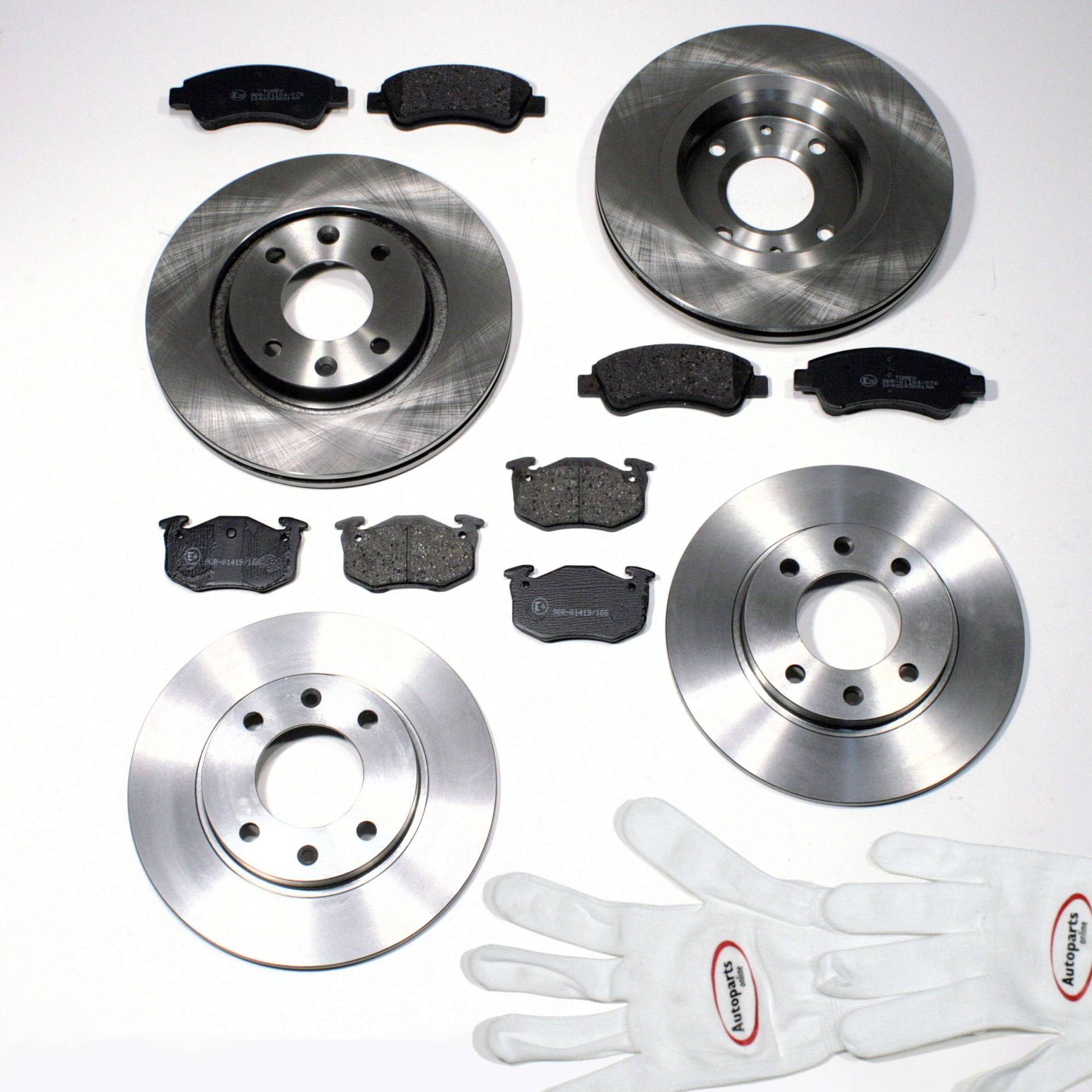 Autoparts-Online Set 60006516 Bremsscheiben + Bremsbeläge vorne + hinten Autoparts-Online Set 60006516 Bremsscheiben + Bremsbeläge vorne + hinten von Autoparts-Online