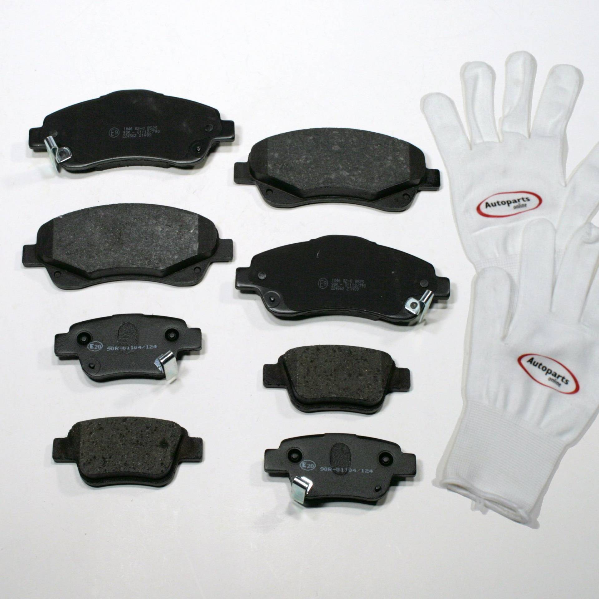 Autoparts-Online Set 60007489 Bremsbeläge/Bremsklötze/Bremsen vorne + hinten Autoparts-Online Set 60007489 Bremsbeläge/Bremsklötze/Bremsen vorne + hinten von Autoparts-Online