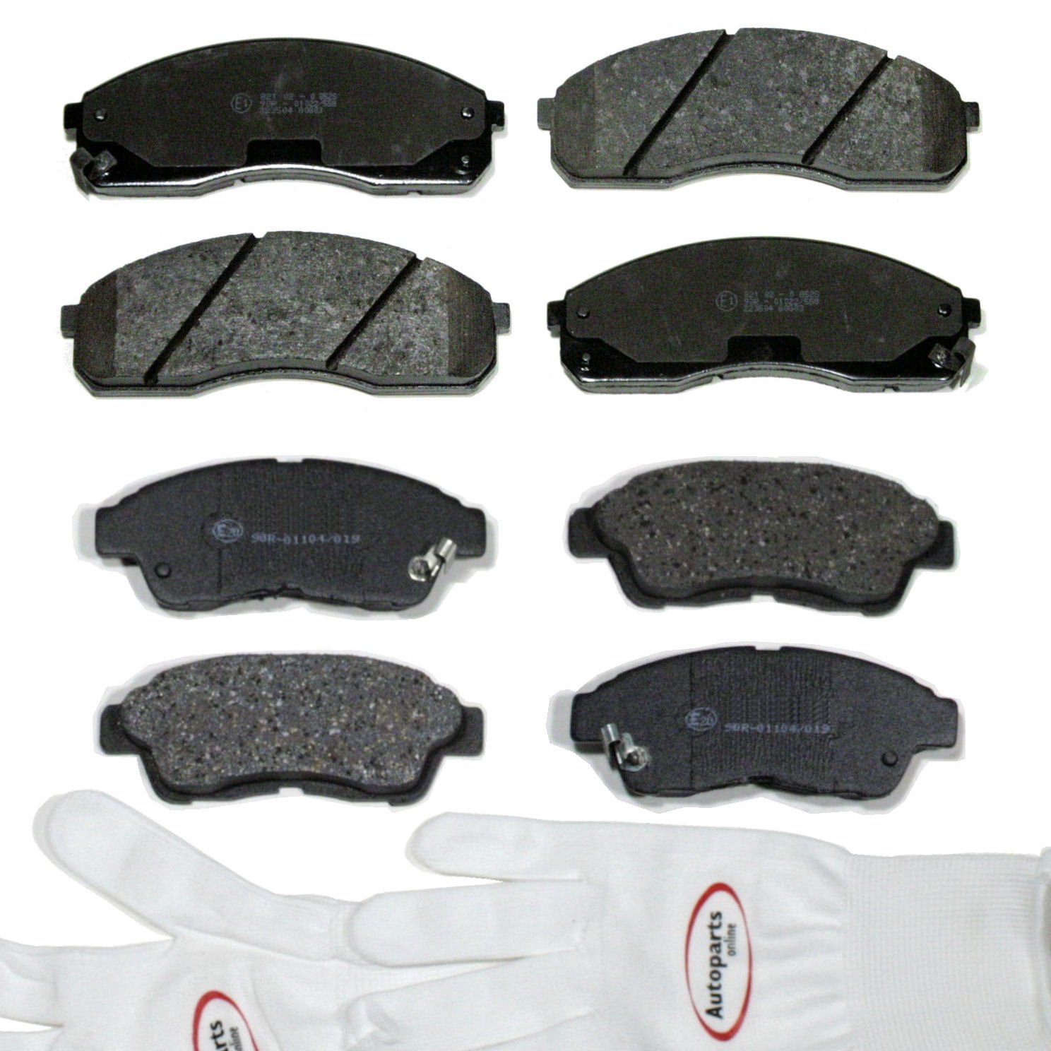 Autoparts-Online Set 60008342 Bremsbeläge/Bremsklötze/Bremsen vorne + hinten Autoparts-Online Set 60008342 Bremsbeläge/Bremsklötze/Bremsen vorne + hinten von Autoparts-Online